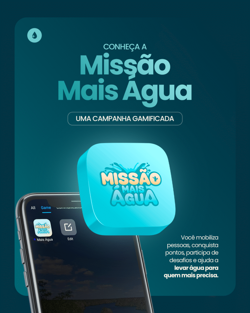 Aplicativo Missão Mais Água
